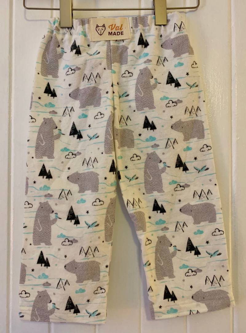 Größe 3 T Eisbär Partei Kleinkind Gemütliche Hose Größe 3 T Eisbär Partei Kleinkind Gemütliche Hose von ValMadeGoods