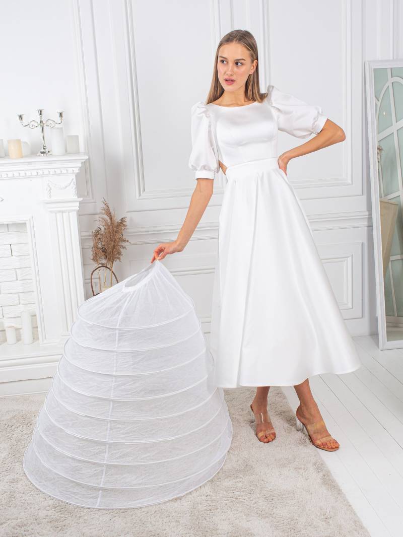 Petticoat Brautkleid Mit Reifen, Unterwäsche, Braut Tüll Unterrock, Weicher Petticoat, Benutzerdefinierte Größe Handmade von ValensiaDresses