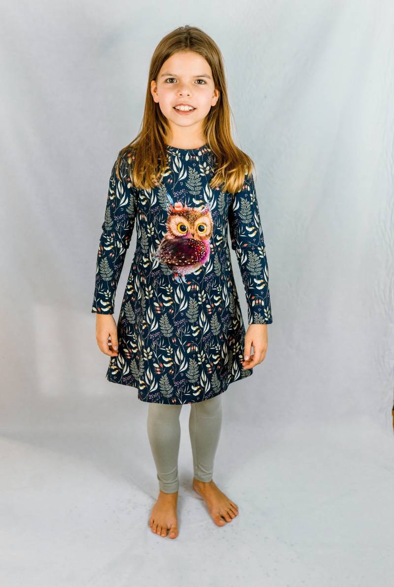 Kinder Kleider, Mädchen Jersey Kleid, Langarm Vollärmeliges Kleid, Wunderschönes Winter Und Frühlingskleid von Valentinamuenchen