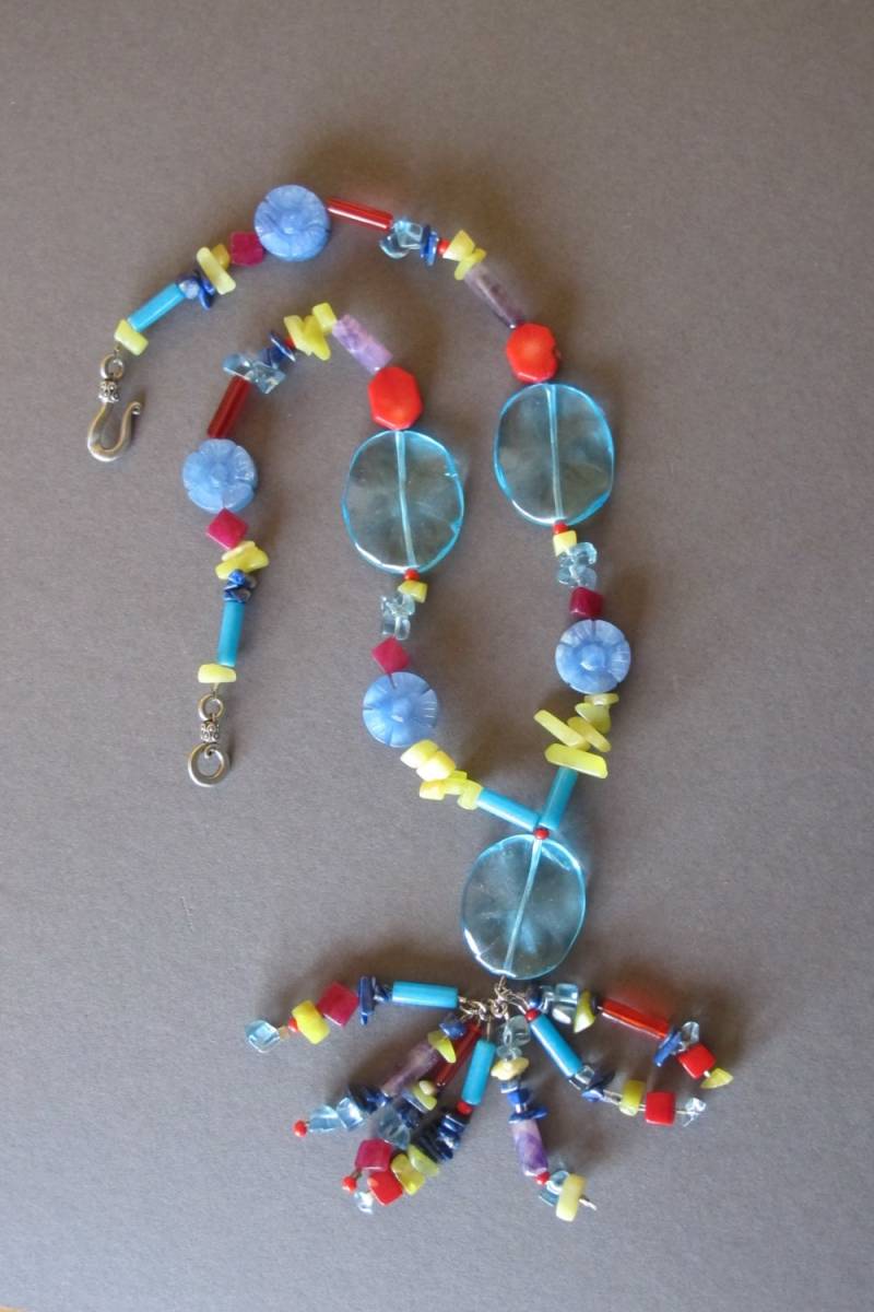 Halbedelstein Halskette"Fun Colors" Halbedelstein Halskette"Fun Colors" von ValentinasArtJewelry