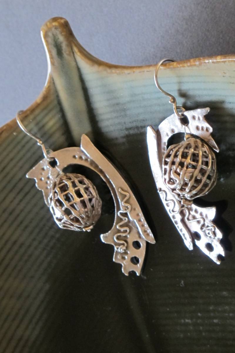Silberohrringe"Silbertanz" Silberohrringe"Silbertanz" von ValentinasArtJewelry