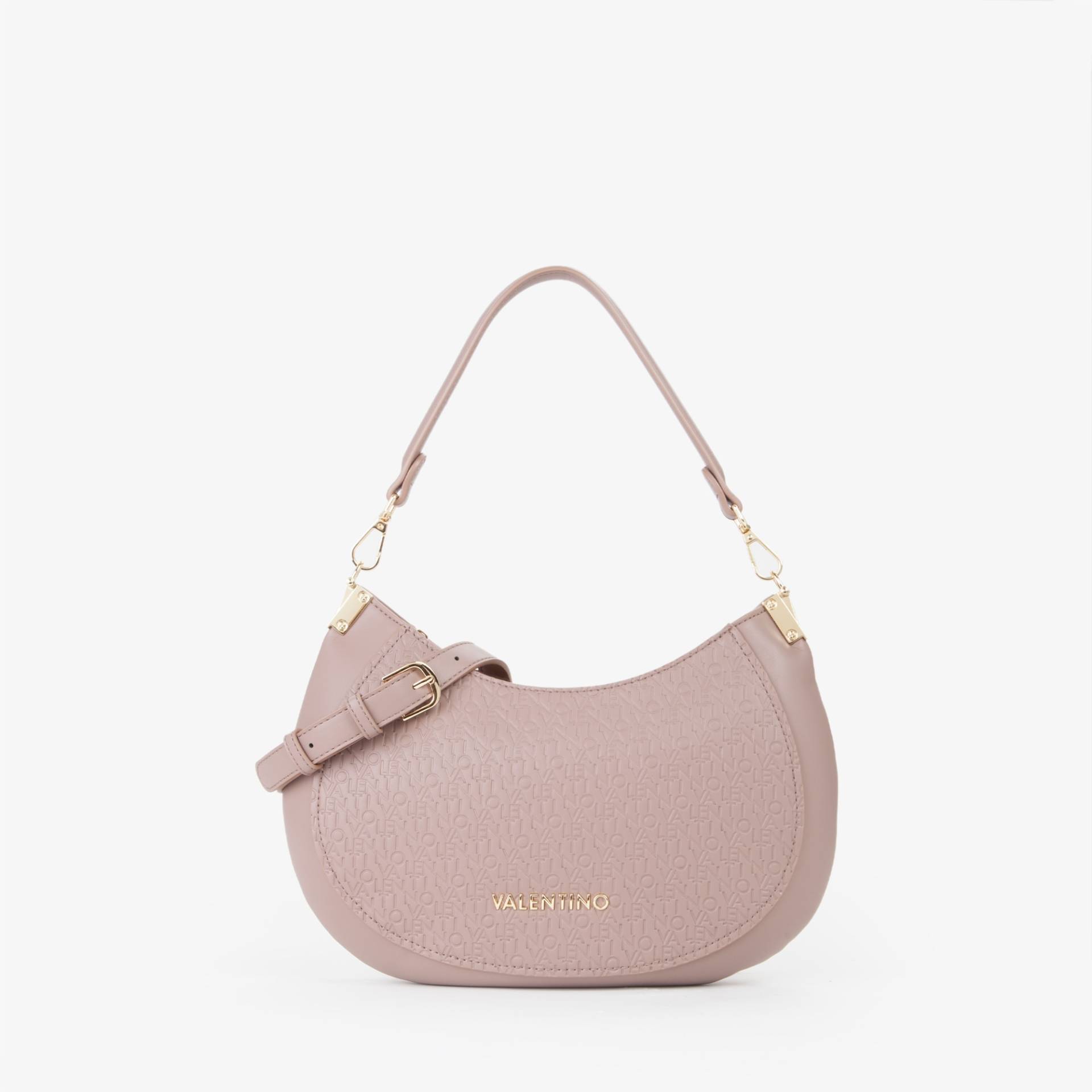 VALENTINO BAGS Hobo "HOBO BAG FALAK RE", Damen Tragetasche, Umhägetasche, Schultertasche mit Logo von Valentino Bags