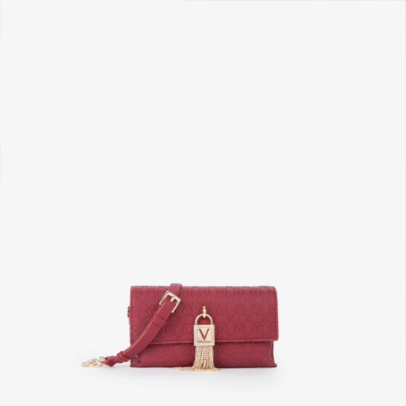 VALENTINO BAGS Umhängetasche "EMY RE", Damen Schultertasche, Minibag, Clutch, Zierschloss und Zierketten von Valentino Bags