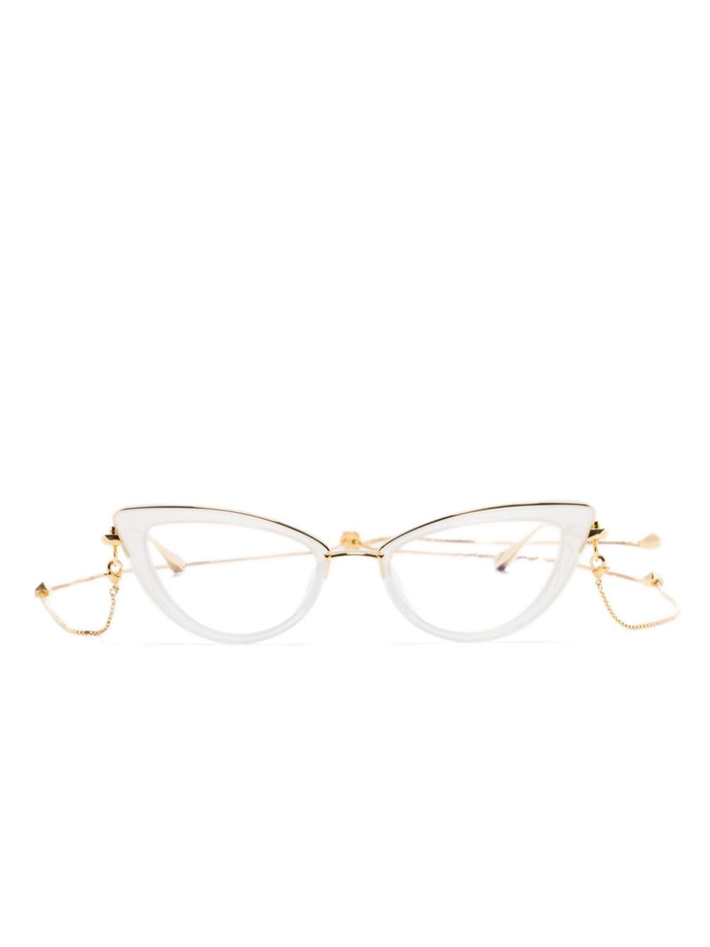 Valentino Eyewear Brille im Cat-Eye-Design - Gold von Valentino Eyewear