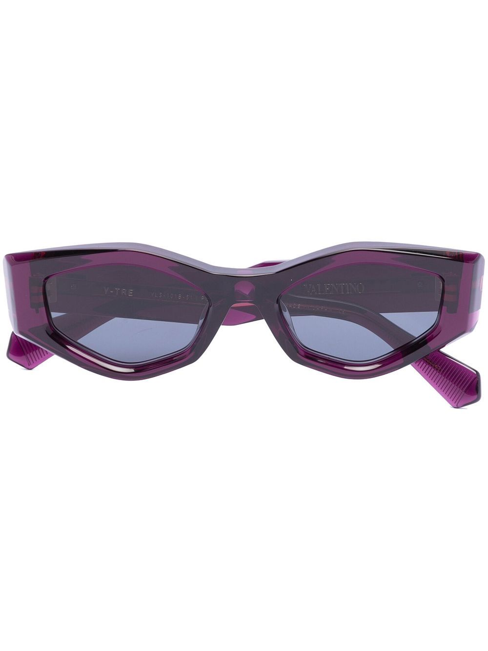 Valentino Eyewear Rockstud Sonnenbrille - Violett von Valentino Eyewear