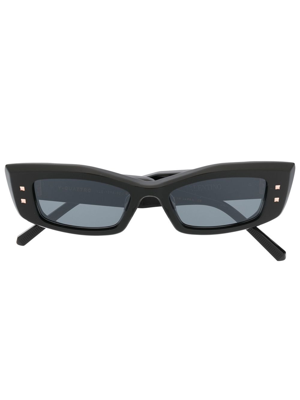 Valentino Eyewear Eckige Rockstud Sonnenbrille - Schwarz von Valentino Eyewear