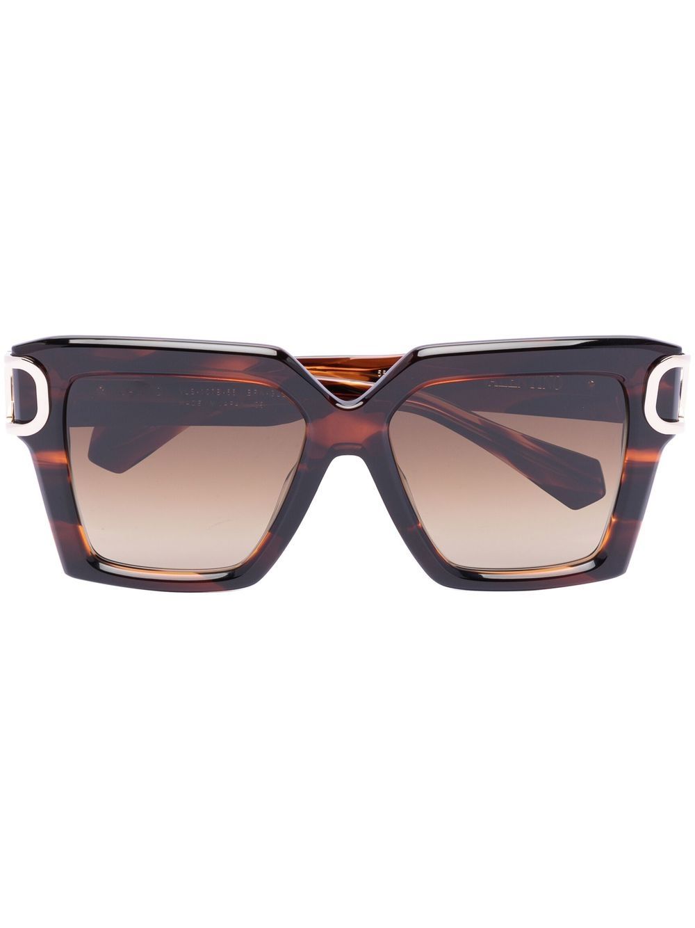 Valentino Eyewear Sonnenbrille mit D-Gestell - Braun von Valentino Eyewear