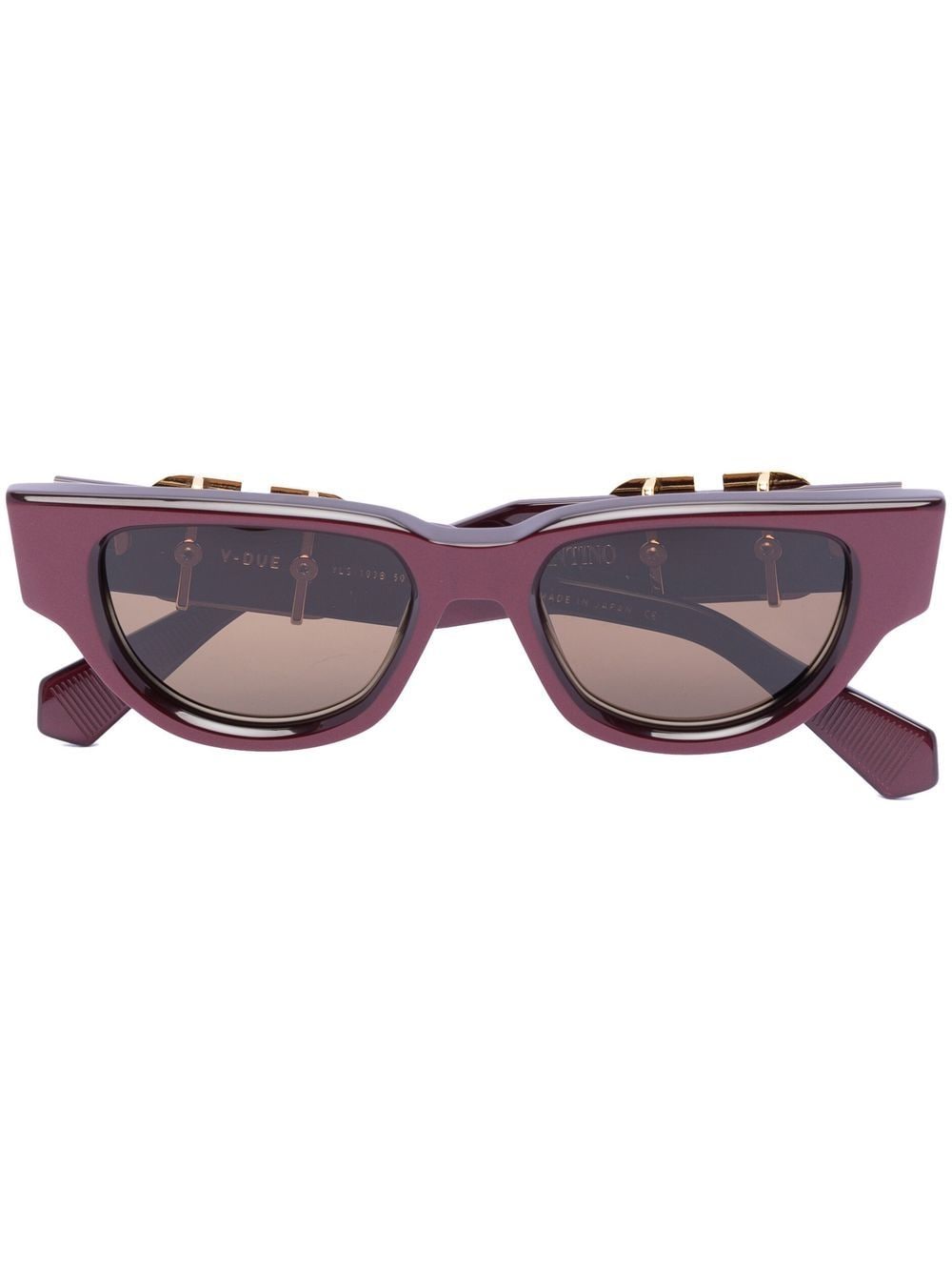 Valentino Eyewear VLOGO Sonnenbrille - Rot von Valentino Eyewear