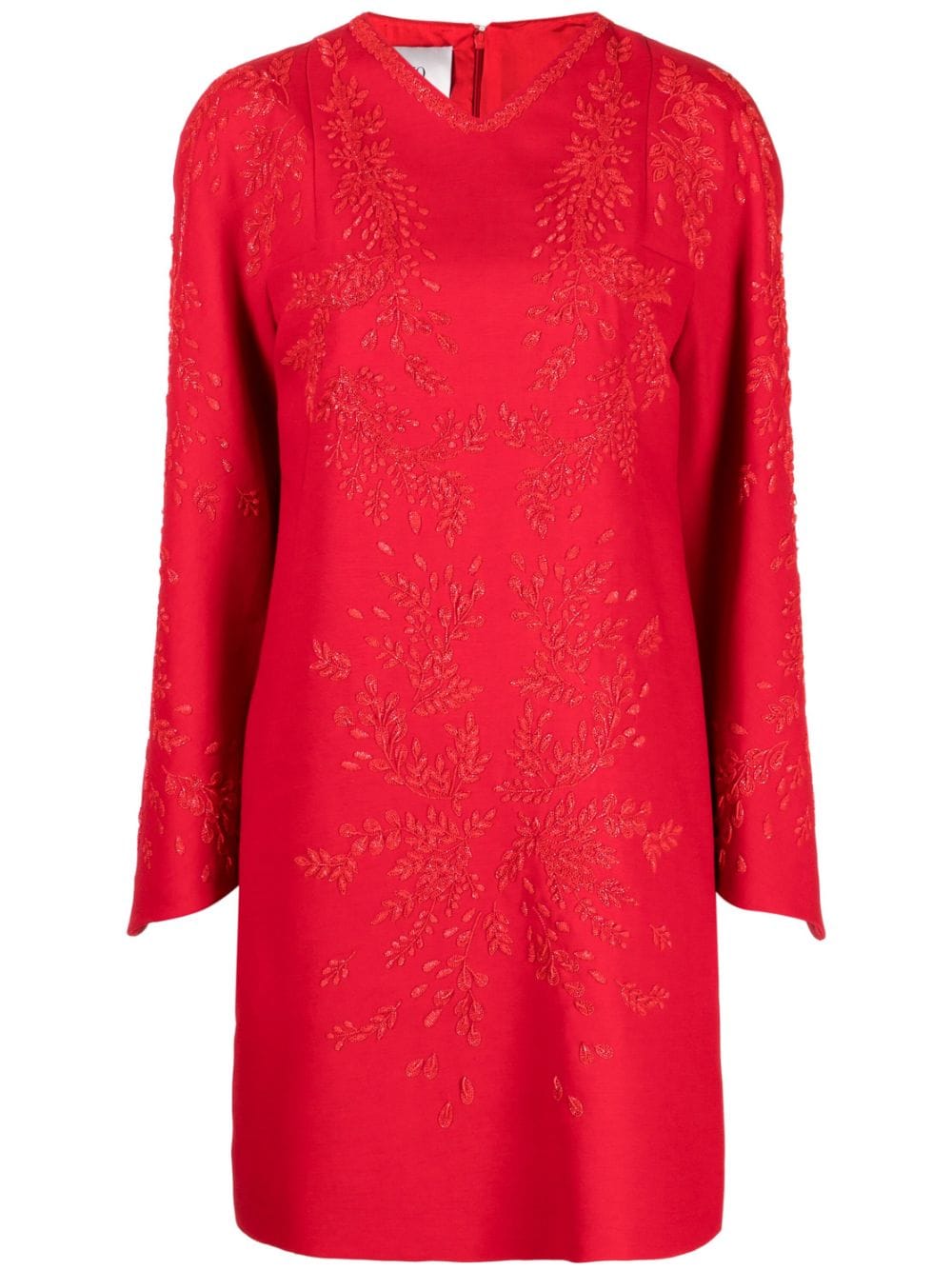 Valentino Garavani Pre-Owned 2010s Kleid mit Perlen - Rot von Valentino Garavani Pre-Owned