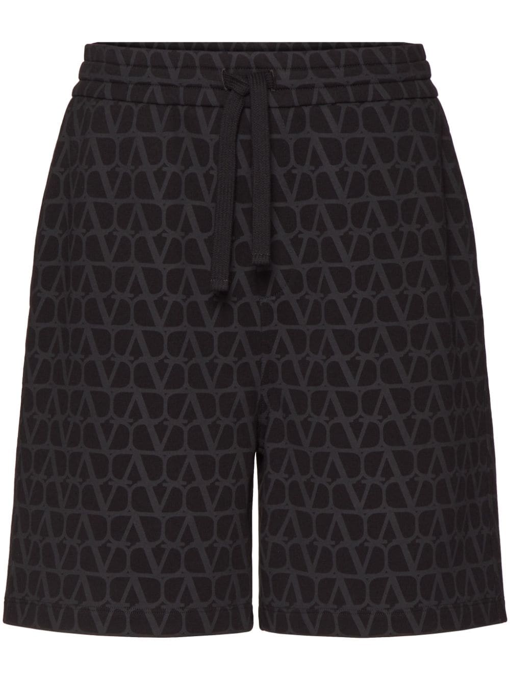 Valentino Garavani Bermudas mit Toile Iconographe-Print - Schwarz von Valentino Garavani