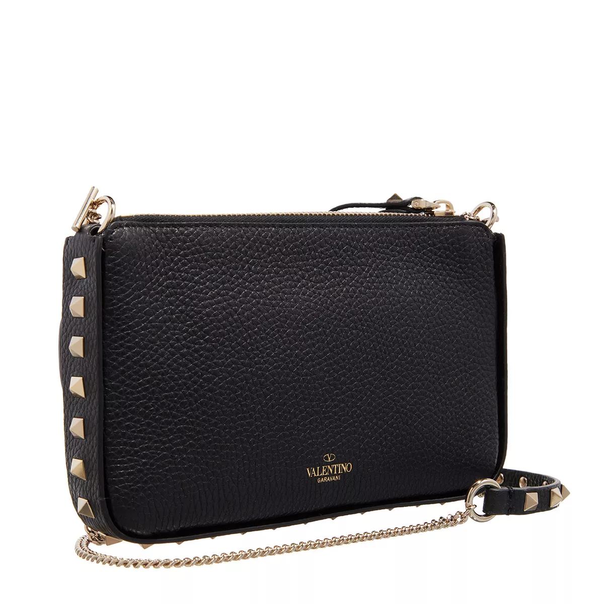 Valentino Garavani Clutches - Rockstud Pouch - Gr. unisize - in Schwarz - für Damen von Valentino Garavani