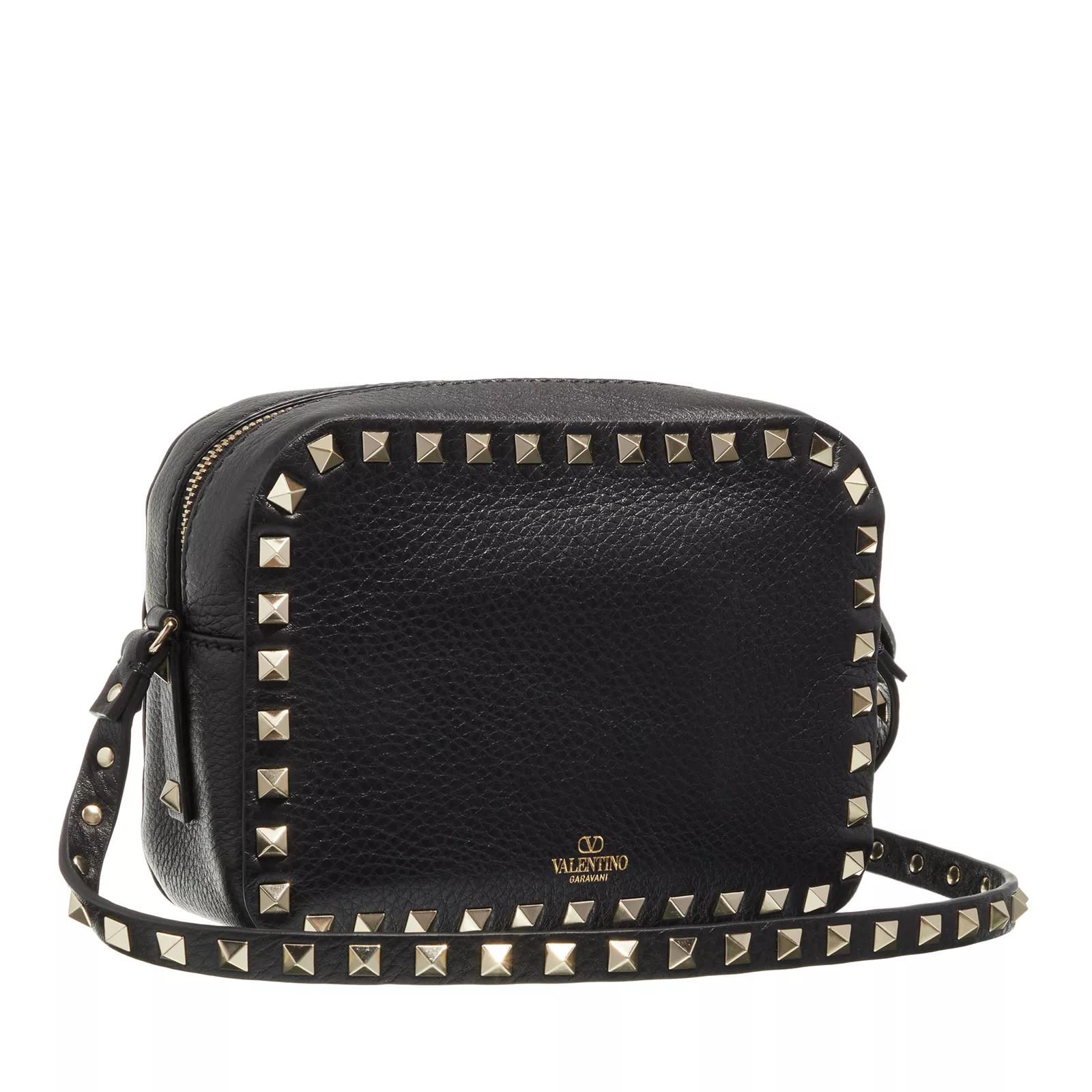 Valentino Garavani Crossbody Bags - Rockstud Camera Crossbody Bag - Gr. unisize - in Schwarz - für Damen von Valentino Garavani