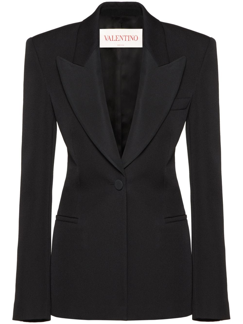 Valentino Garavani Blazer mit steigendem Revers - Schwarz von Valentino Garavani