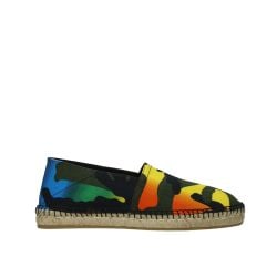 Valentino Garavani Grüne Canvas Slip-on Espadrilles von Valentino Garavani