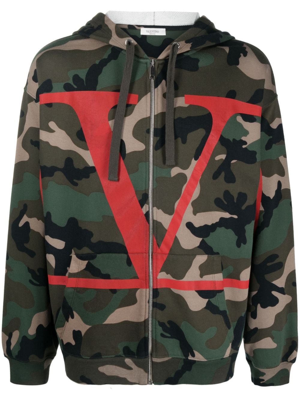 Valentino Garavani Hoodie mit Camouflage-Print - Grün von Valentino Garavani