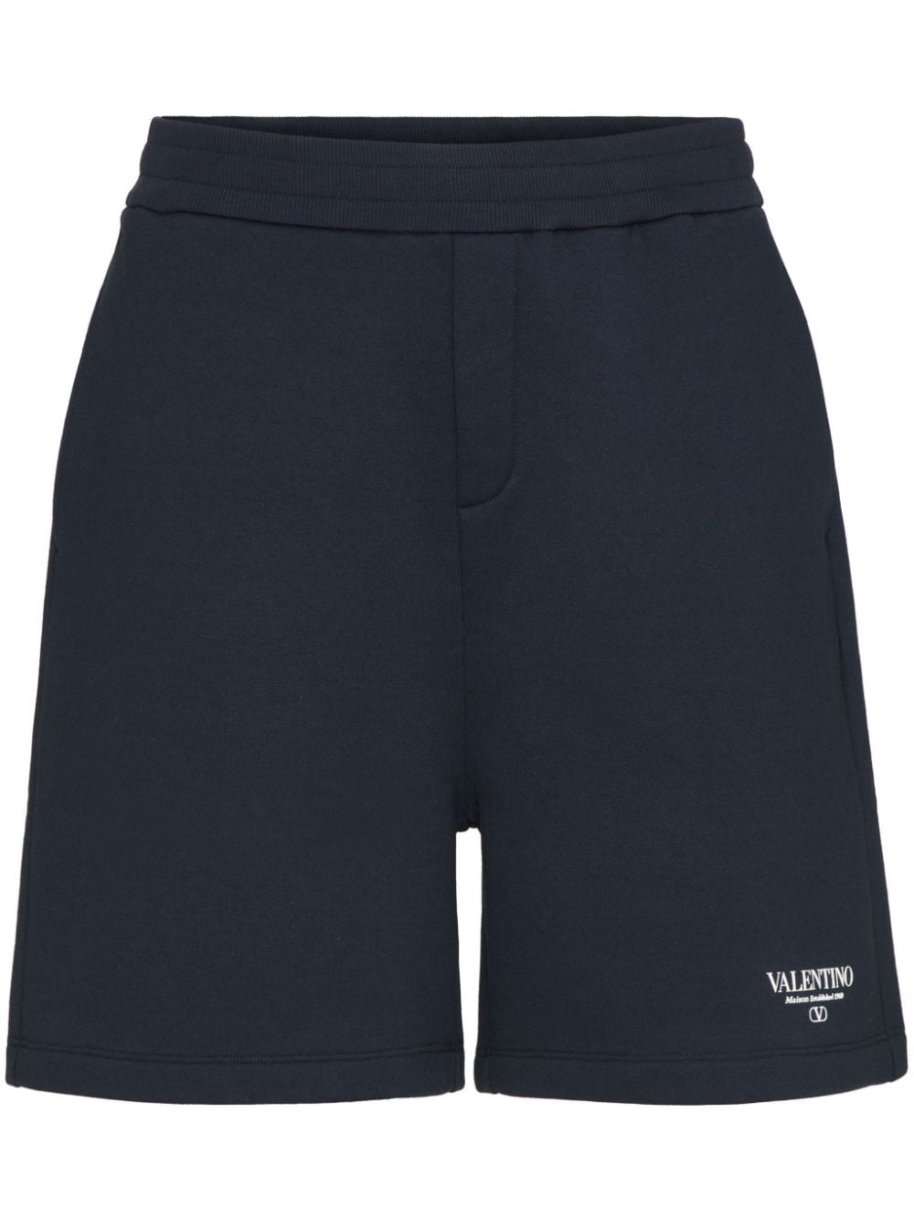 Valentino Garavani Joggingshorts mit Logo-Print - Blau von Valentino Garavani