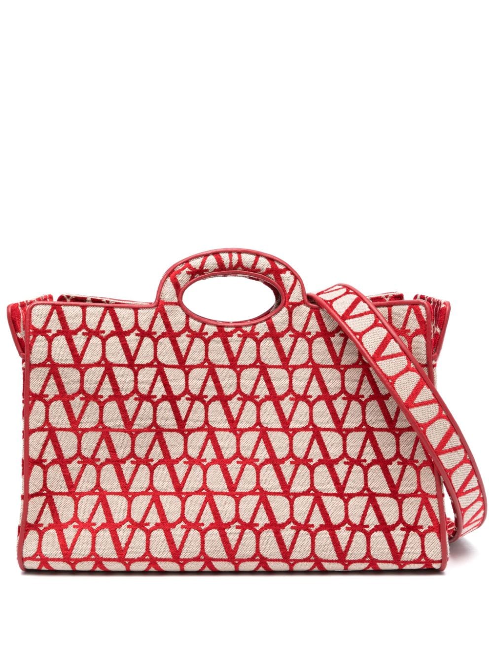 Valentino Garavani La Troisieme Toile Handtasche - Rot von Valentino Garavani