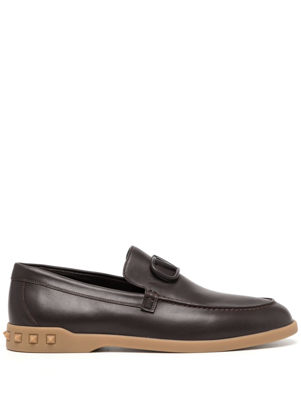 Valentino Garavani Leisure Flows Loafer - Braun von Valentino Garavani