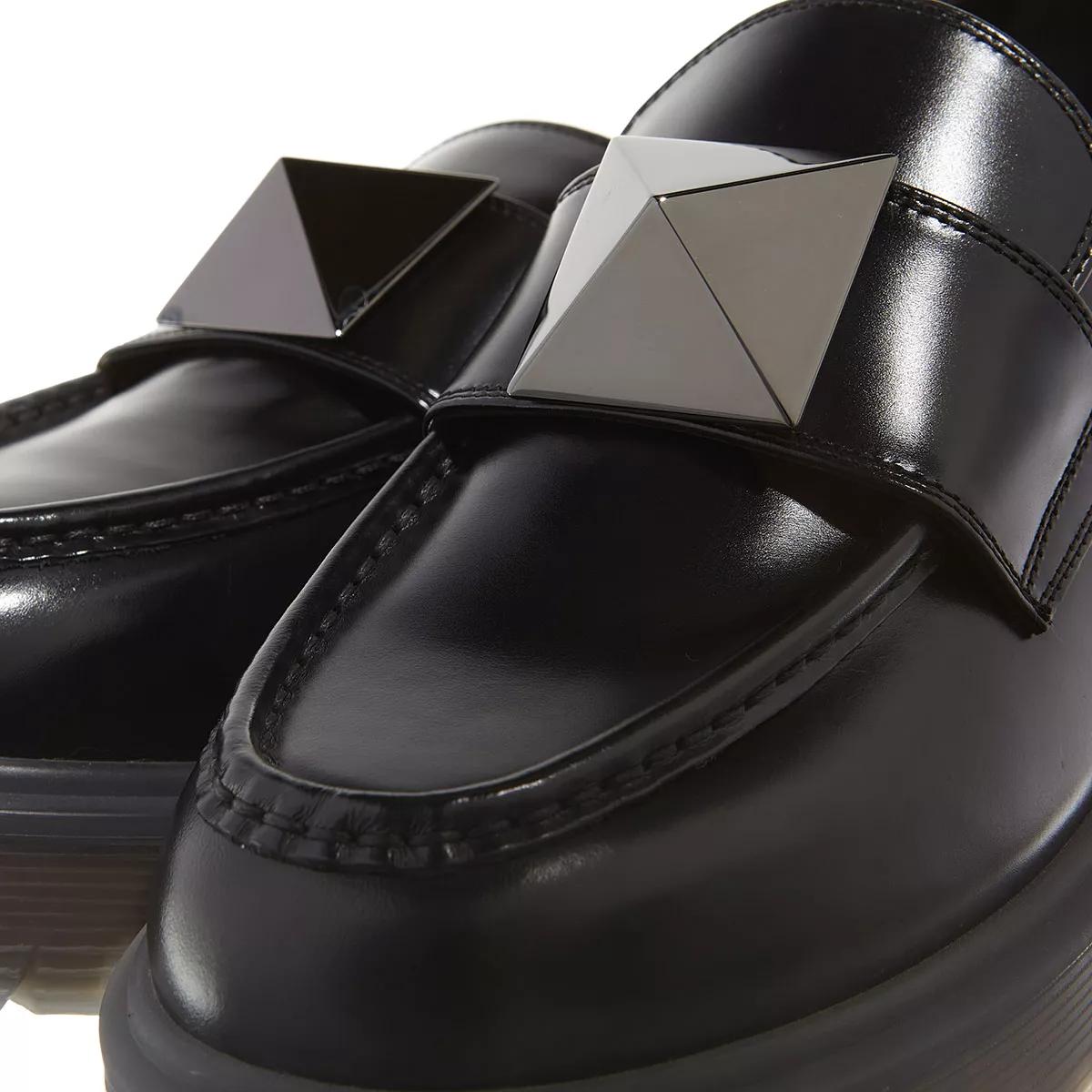 Valentino Garavani Loafers & Ballerinas - One Stud Mocassins - Gr. 36 (EU) - in Schwarz - für Damen von Valentino Garavani