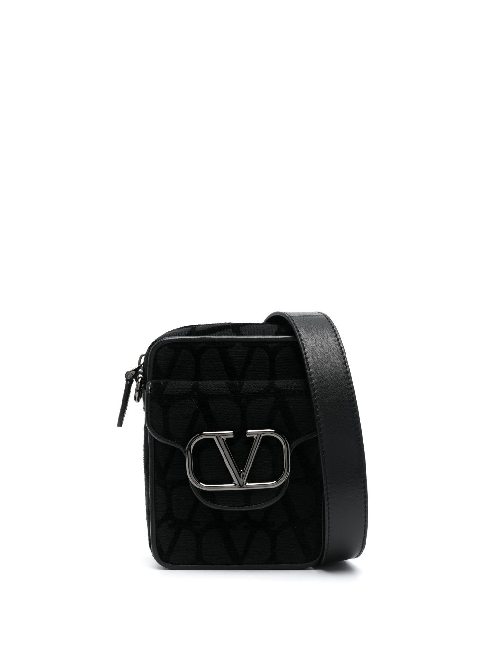 Valentino Garavani Valentino Garavani Loco Toile Iconographe Kuriertasche - Schwarz von Valentino Garavani