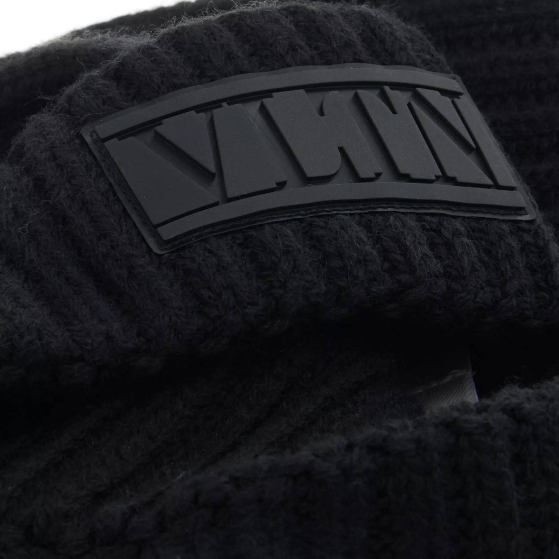 Valentino Garavani Mützen - Logo Patch Beanie - Gr. ONE - in Schwarz - für Damen von Valentino Garavani