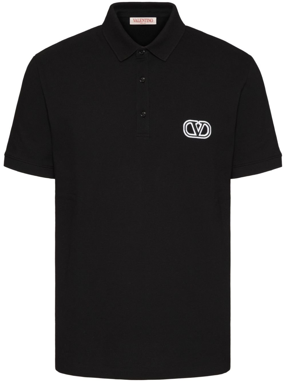 Valentino Garavani Poloshirt mit VLogo Signature - Schwarz von Valentino Garavani