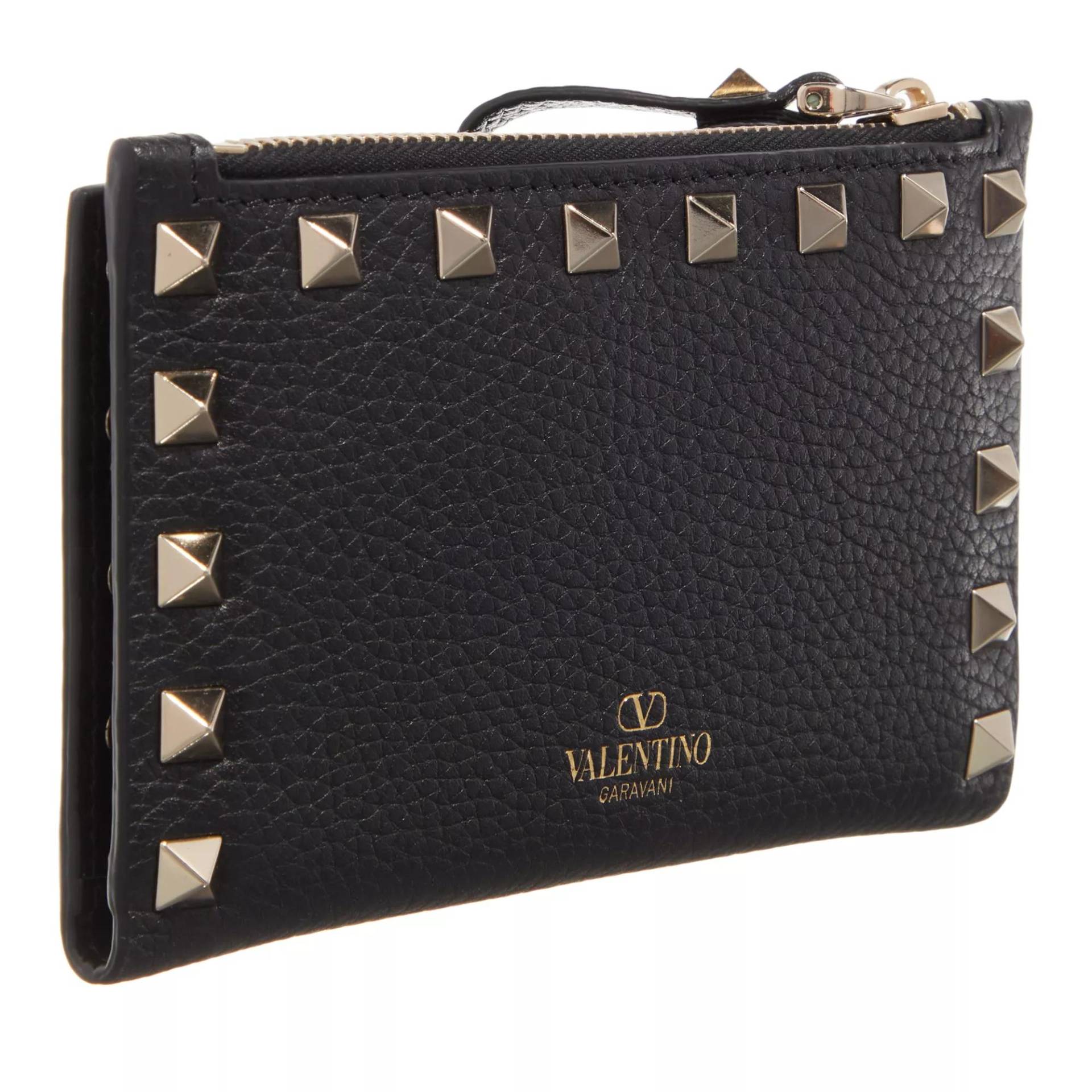 Valentino Garavani Portemonnaie - Card Case Rockstud - Gr. unisize - in Schwarz - für Damen von Valentino Garavani