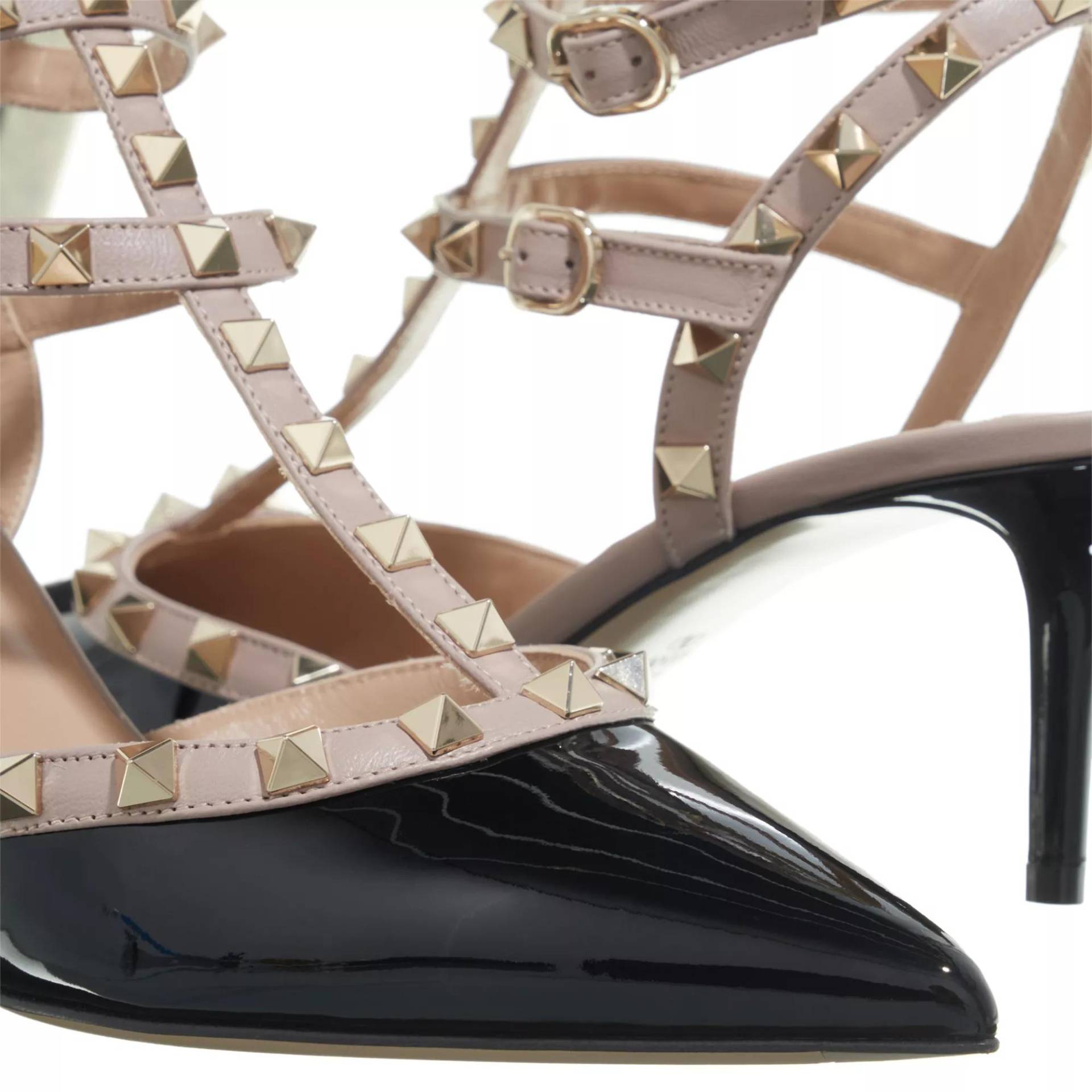 Valentino Garavani Pumps & High Heels - Ankle Strap Rockstud Pumps - Gr. 37 (EU) - in Beige - für Damen von Valentino Garavani