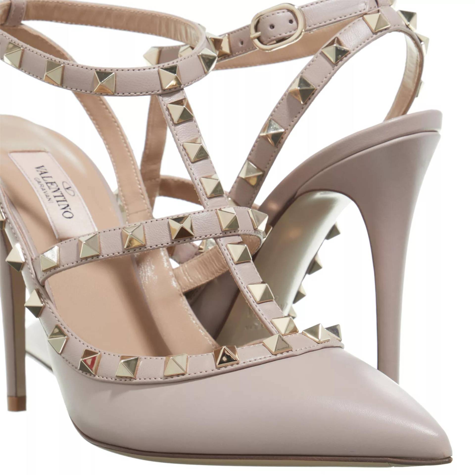 Valentino Garavani Pumps & High Heels - Ankle Strap Shoes - Gr. 39 (EU) - in Beige - für Damen von Valentino Garavani