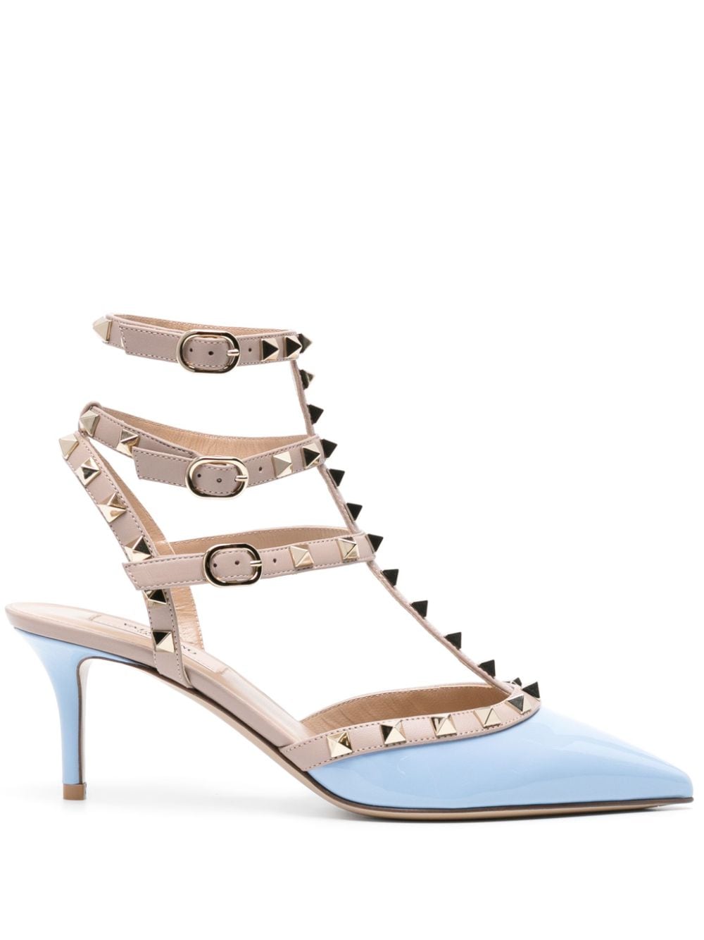 Valentino Garavani Rockstud Caged Pumps 65mm - Blau von Valentino Garavani