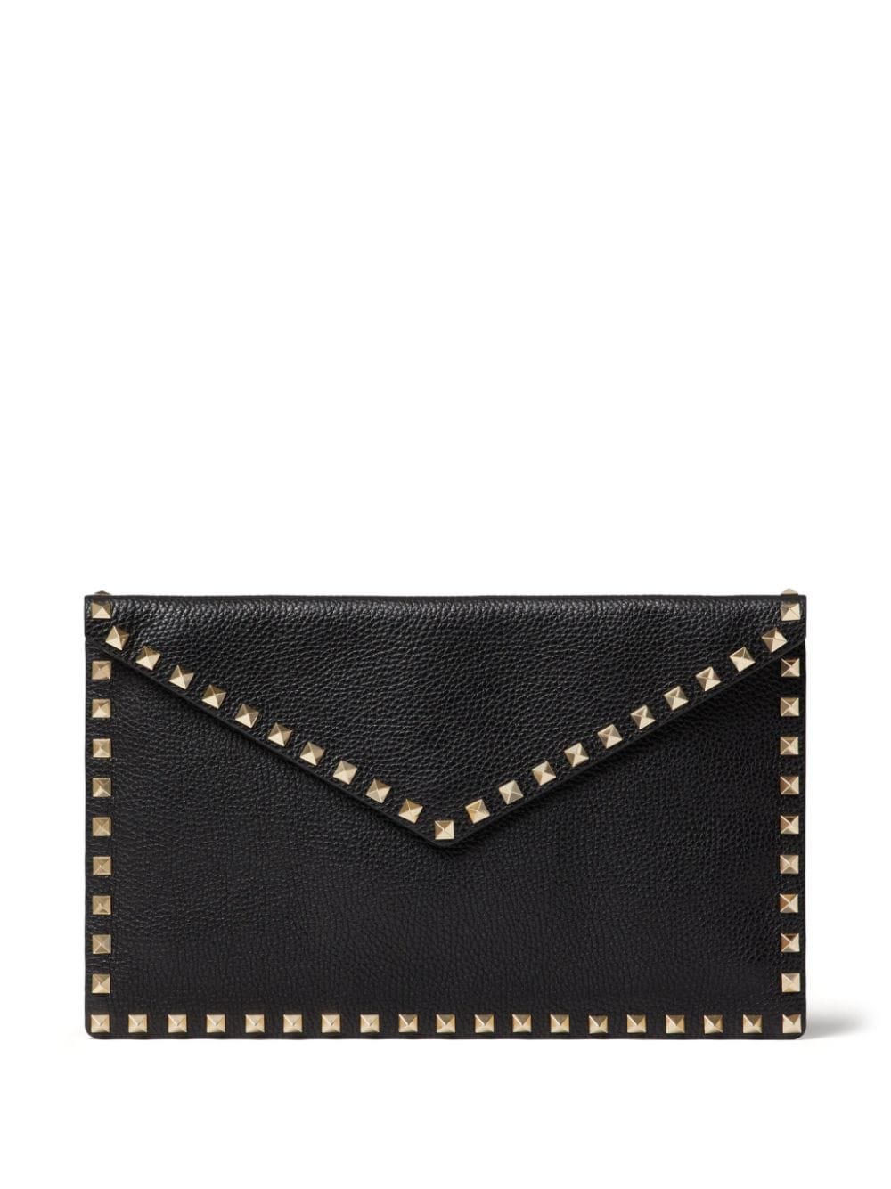 Valentino Garavani Rockstud Clutch - Schwarz von Valentino Garavani