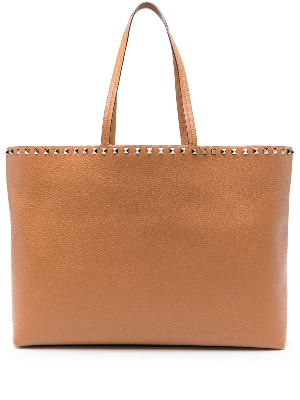 Valentino Garavani Rockstud Shopper - Braun von Valentino Garavani