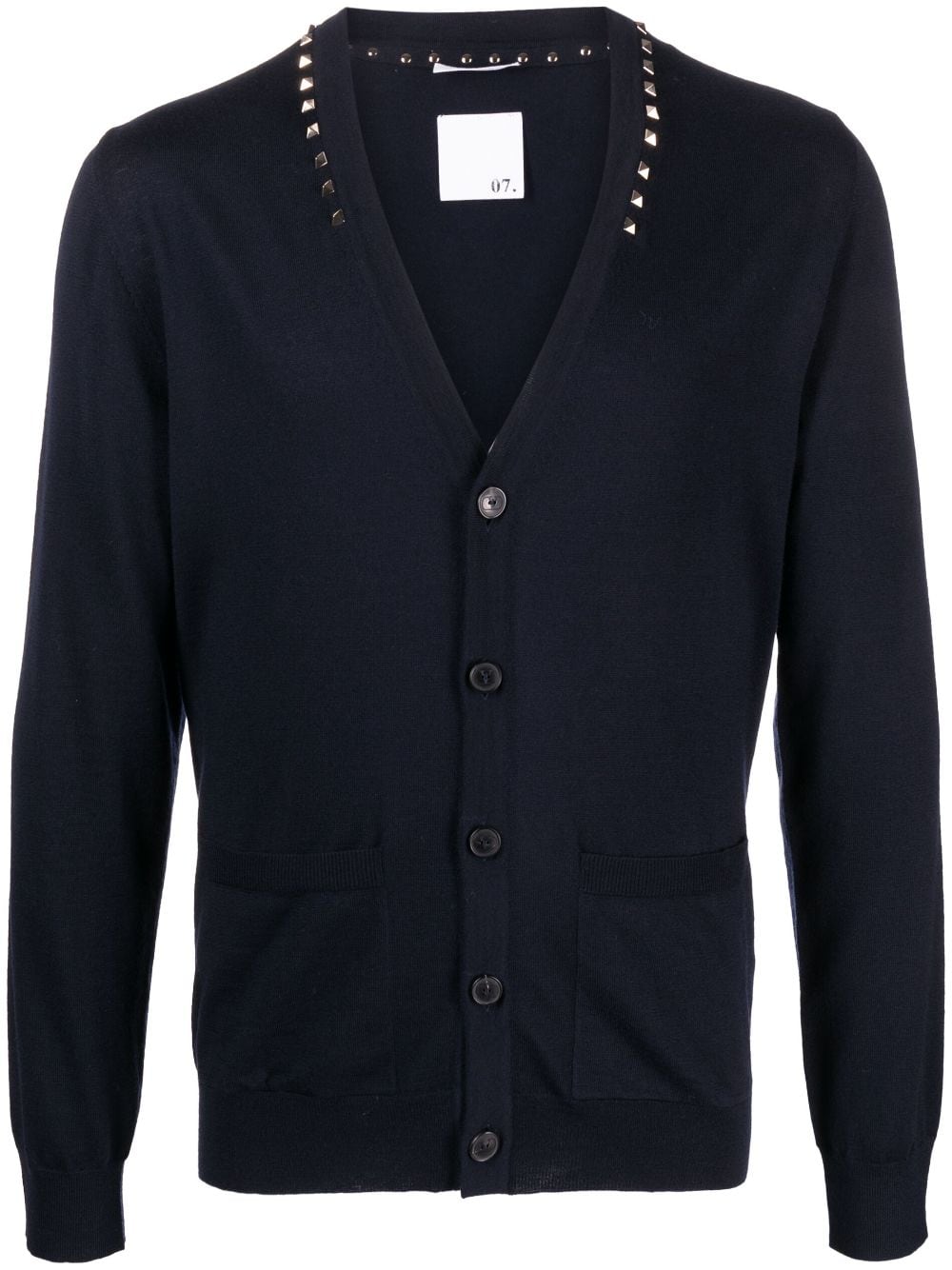 Valentino Garavani Cardigan Rockstud-Nieten - Blau von Valentino Garavani