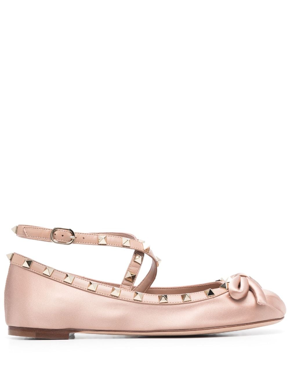 Valentino Garavani Rockstud Ballerinas - Rosa von Valentino Garavani