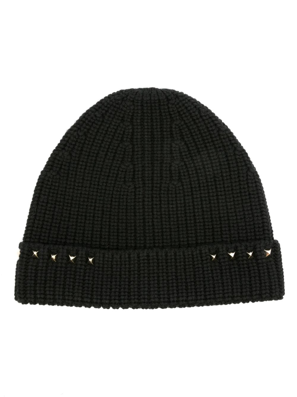 Valentino Garavani Valentino Garavani Rockstud Beanie - Schwarz von Valentino Garavani