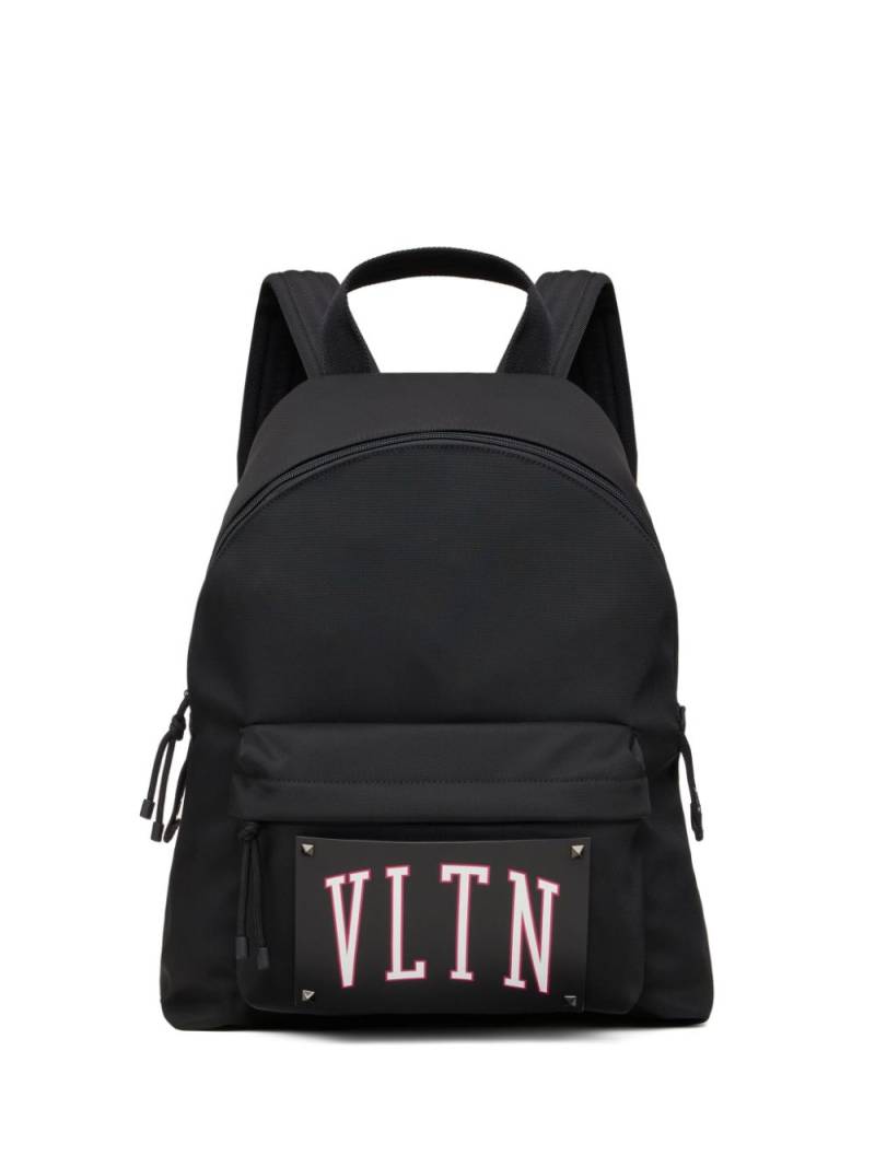 Valentino Garavani Rucksack mit Logo-Patch - Schwarz von Valentino Garavani