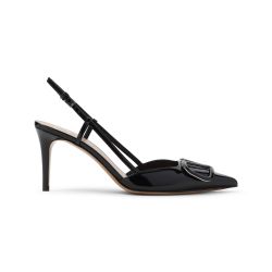 Valentino Garavani Schwarze Lackleder Pumps von Valentino Garavani