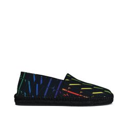 Valentino Garavani Schwarze Vlnt Logo Herren Espadrilles Aus Canvas von Valentino Garavani