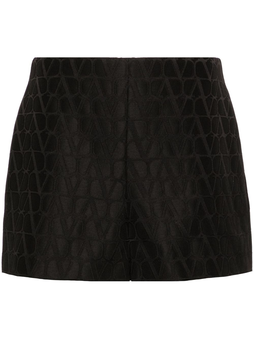 Valentino Garavani Shorts aus Toile Iconographe-Jacquard - Schwarz von Valentino Garavani