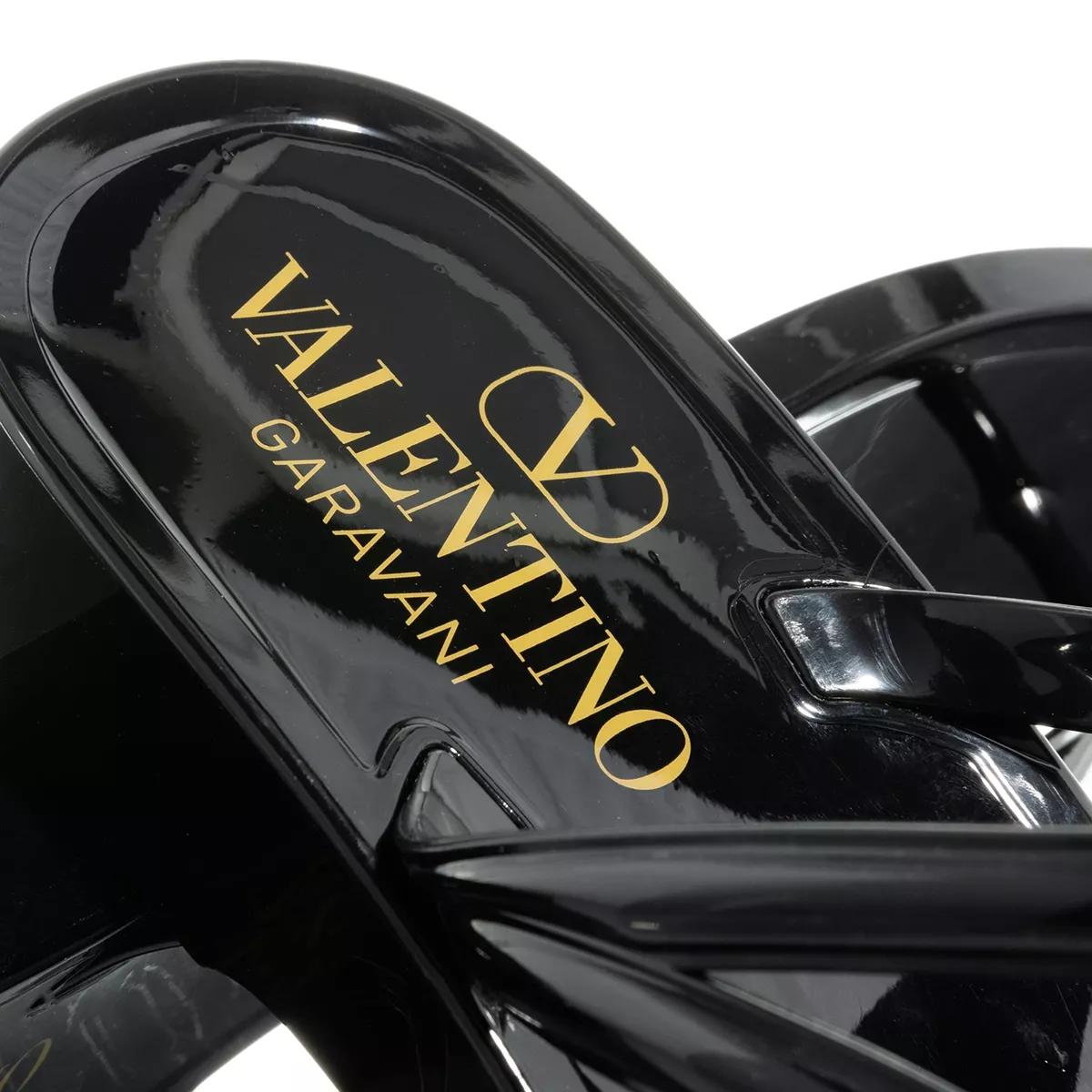 Valentino Garavani Slipper & Pantoletten - Thong Summer Vlogo Signature - Gr. 40 (EU) - in Schwarz - für Damen von Valentino Garavani