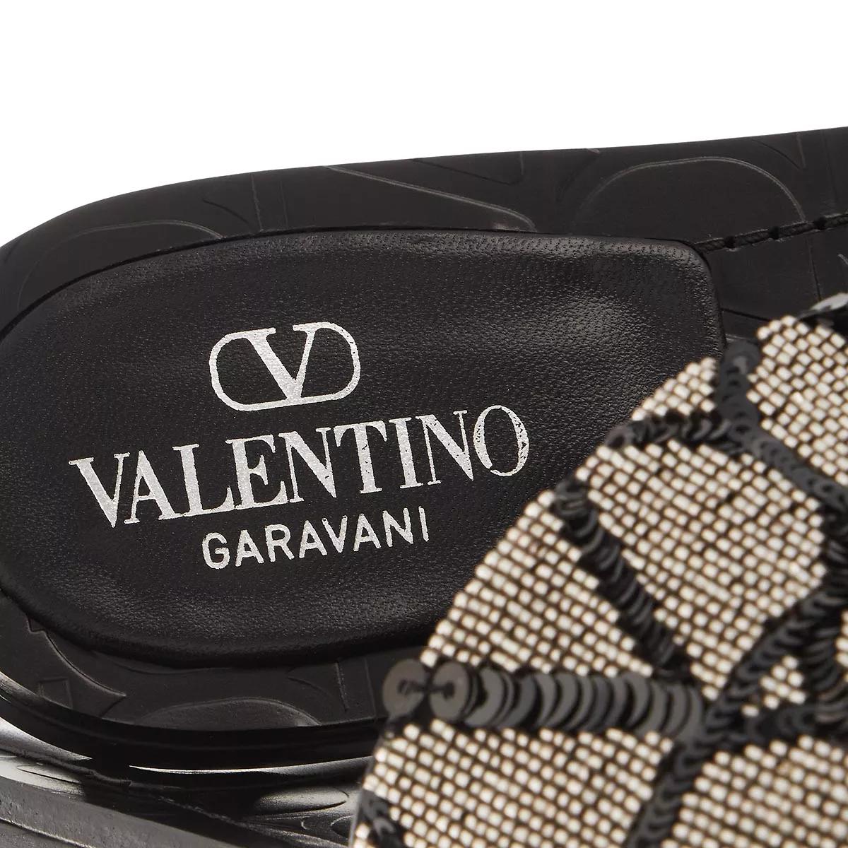 Valentino Garavani Slipper & Pantoletten - Toile Iconographe Sandals - Gr. 39 (EU) - in Beige - für Damen von Valentino Garavani