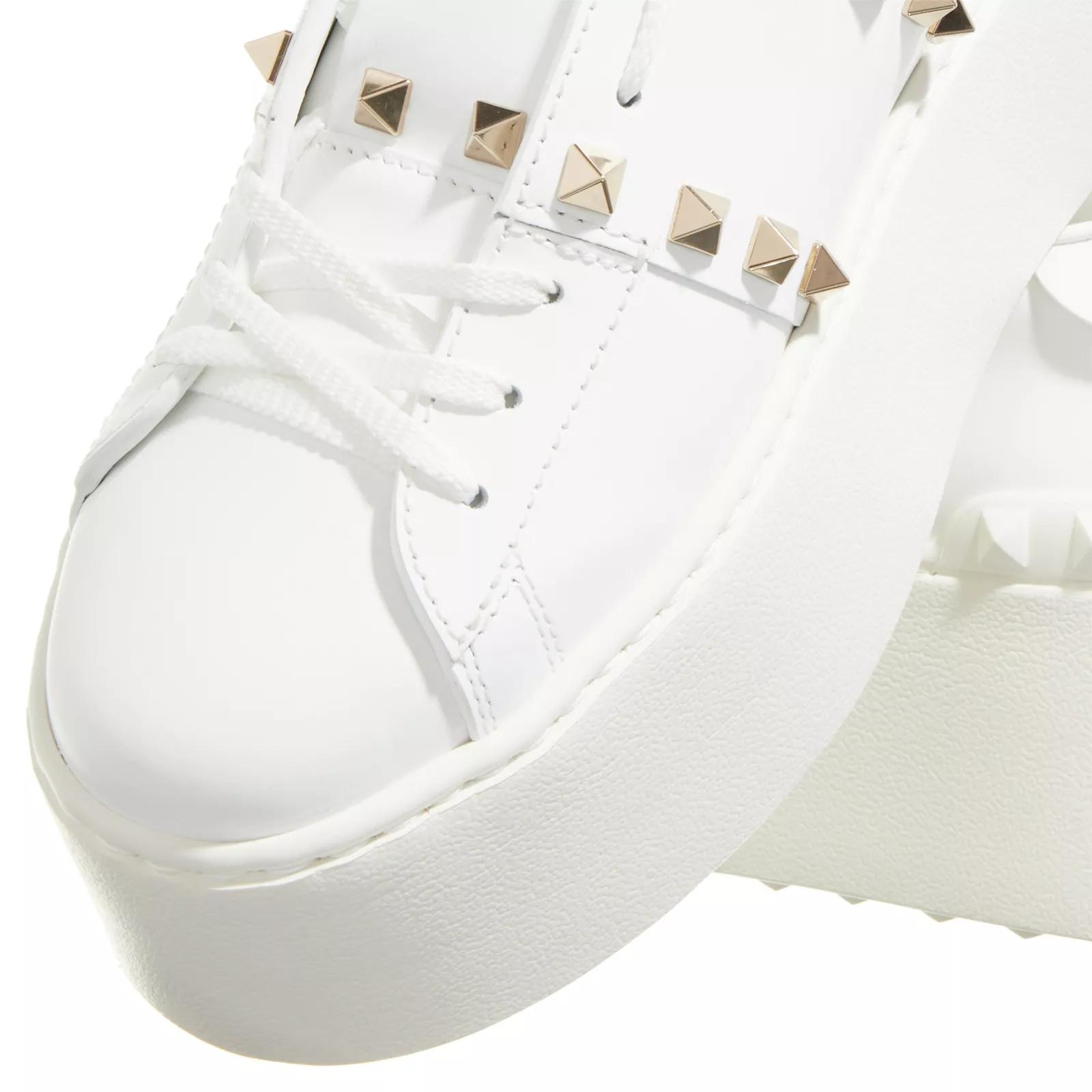 Valentino Garavani Sneakers - Flatform Rockstud Untitled Sneaker - Gr. 39 (EU) - in Weiß - für Damen von Valentino Garavani