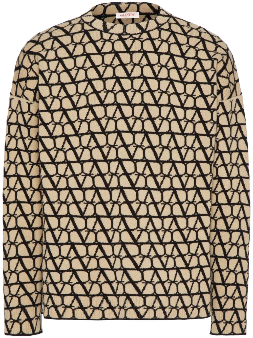 Valentino Garavani Pullover mit Toile Iconographe-Muster - Nude von Valentino Garavani