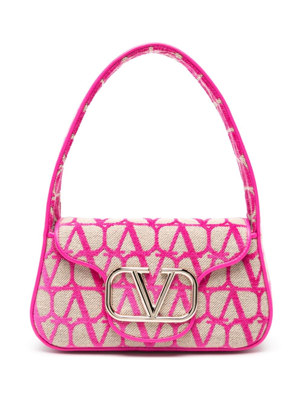 Valentino Garavani Toile Iconographe Schultertasche - Nude von Valentino Garavani