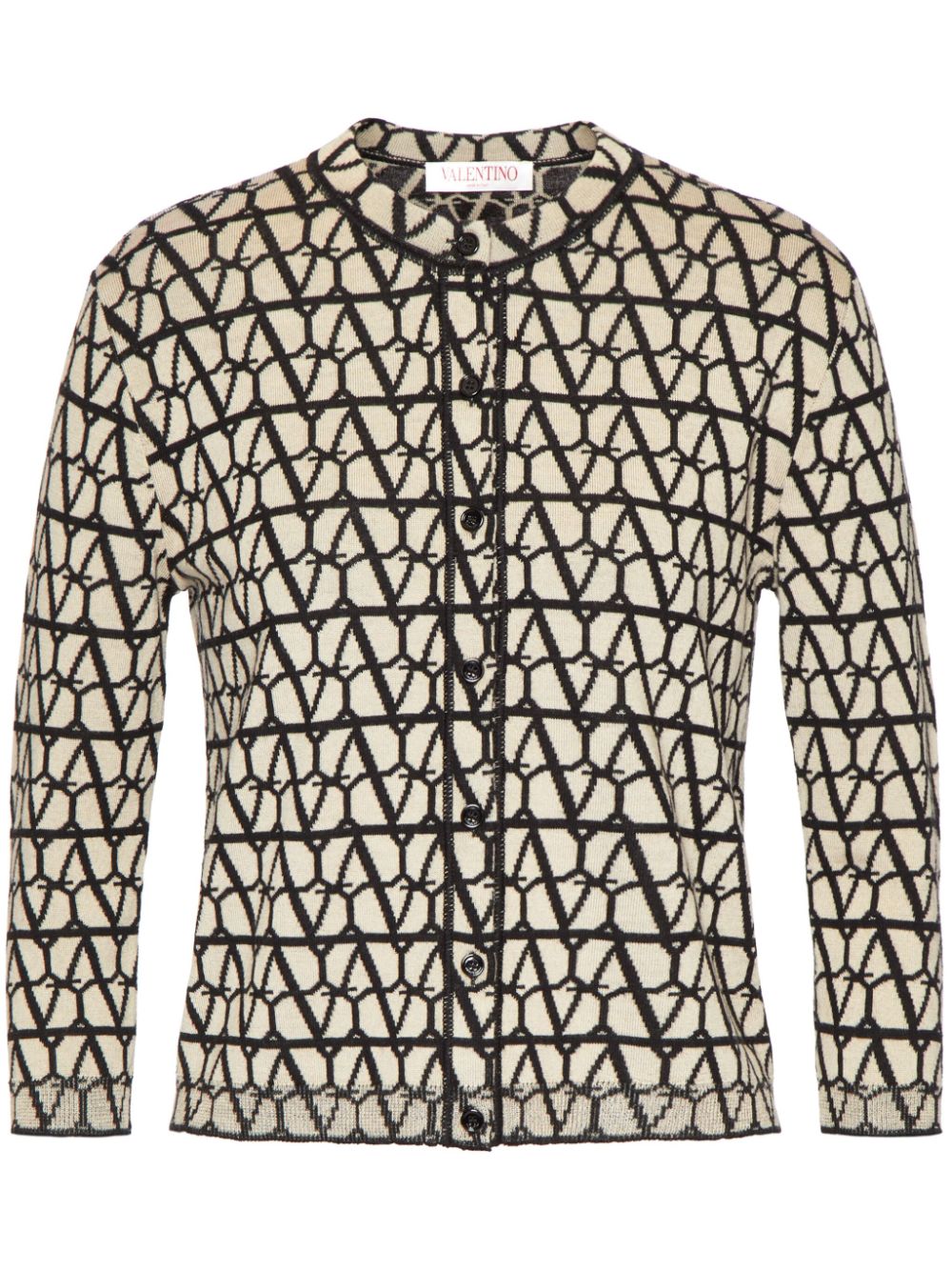 Valentino Garavani Toile Iconographe Cardigan - Nude von Valentino Garavani