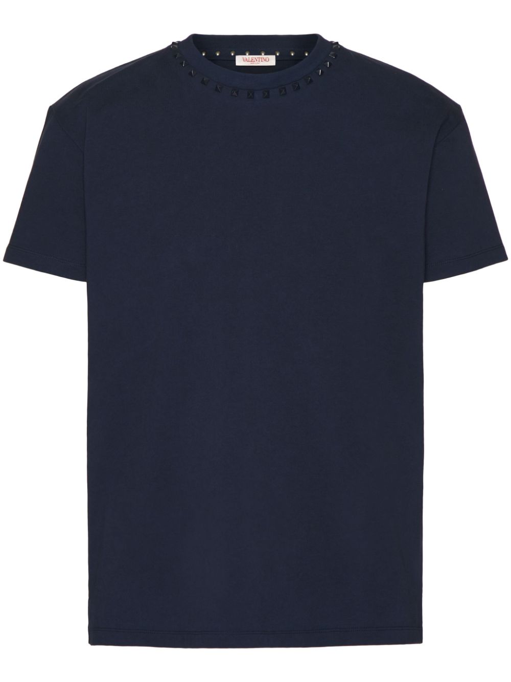 Valentino Garavani Untitled T-Shirt mit Nieten - Blau von Valentino Garavani