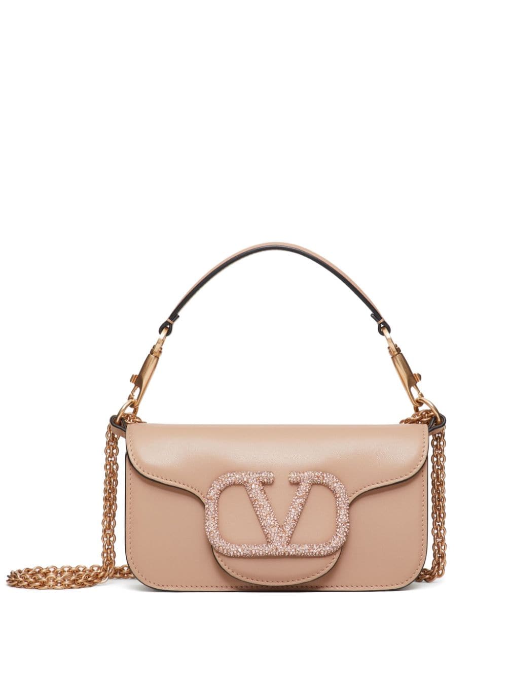 Valentino Garavani Kleine Locò Schultertasche - Rosa von Valentino Garavani