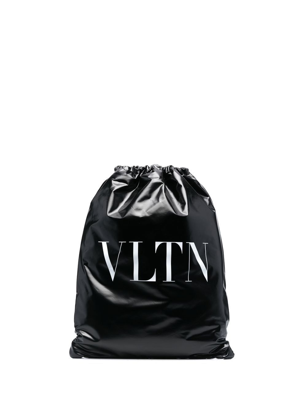 Valentino Garavani Valentino Garavani VLTN Rucksack aus Lackleder - Schwarz von Valentino Garavani