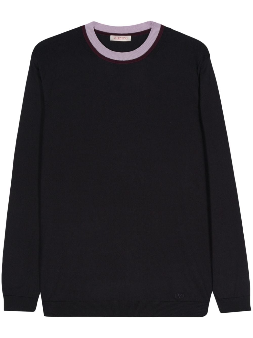 Valentino Garavani Pullover mit V-Logo - Blau von Valentino Garavani