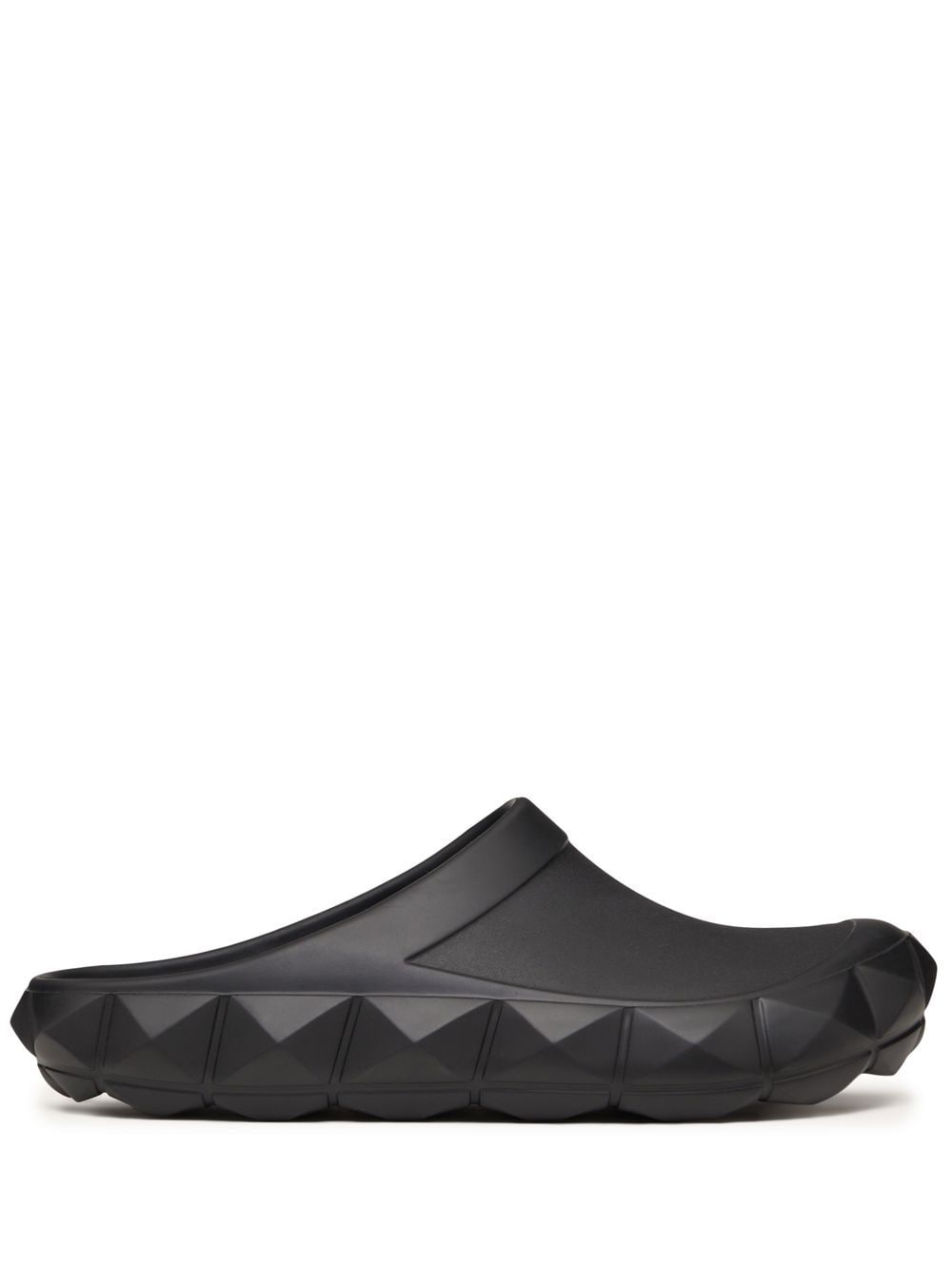 Valentino Garavani Roman Stud Turtle Mules - Schwarz von Valentino Garavani